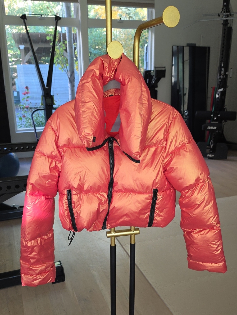 Canada Goose Women's Orange Puffer Jacket